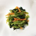 RoomA's cooksnap of when they made 減塩レシピ 小松菜とにんじんのからしあえ.