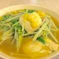 kawaramono's cooksnap of when they made 豆腐★豆腐と水菜のあんかけスープ.