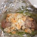 まいプー's cooksnap of when they made 鮭のホイル焼き、タルタルソースのせ.