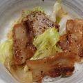 ooゆなoo's cooksnap of when they made ☆豚バラ＆レタス炒め 焼き肉味☆.