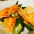 MOKA★☆'s cooksnap of when they made オクラのキムチ和え.