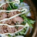 ゆきんこ❄'s cooksnap of when they made 簡単 豆苗とタマネギのツナマヨ和え.