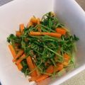 食いしん坊あー's cooksnap of when they made 豆苗とにんじんのカラフルなナムル♪.