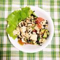 kuma♥'s cooksnap of when they made 豆腐と野菜のサラダ♪梅おかか風味♪.