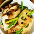 しげやん☆'s cooksnap of when they made 簡単～豚バラとレンコンの中華風炒め☆.