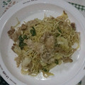 しょうたんももちゃん's cooksnap of when they made ネギ塩レモンだれで、海鮮塩焼きそば.
