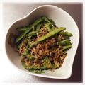 K0A9O0R8U♪'s cooksnap of when they made ご飯のお供に！ゴーヤの麺つゆバター炒め☆.