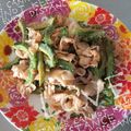 K0A9O0R8U♪'s cooksnap of when they made ゴーヤと豚しゃぶ肉の胡麻味噌和え.