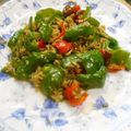 しのばぁたん's cooksnap of when they made ご飯が進む！しらすとピーマンのきんぴら。.