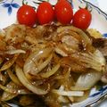 くみちょ～～'s cooksnap of when they made 簡単★癖になる味☆豚の生姜焼き☆.