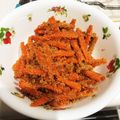 紫苑527's cooksnap of when they made にんじんの明太子炒め.
