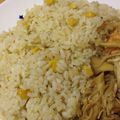 夕飯は６時です's cooksnap of when they made 炊飯器で簡単！ガーリックエビピラフ.