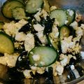 kumicyoo's cooksnap of when they made わかめととうふの梅マヨサラダ.