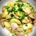 のりこっこファーム's cooksnap of when they made 旨い♡長芋と鶏肉のにんにく醤油ダシダ炒め.