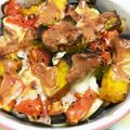 えすぱぁにゃ's cooksnap of when they made なすとトマトのチーズ焼.