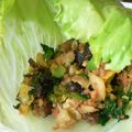 おしす's cooksnap of when they made 鮭フレークと納豆のレタス包み.