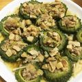 むーにんママ's cooksnap of when they made レンジで簡単☆ゴーヤの肉詰め.