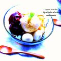 ♪しんちんぐ～♪'s cooksnap of when they made セブンイレブン風☆白玉クリームあんみつ.