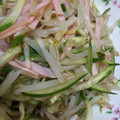 ぴくいく's cooksnap of when they made 超簡単！もやしときゅうりの和え物.