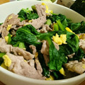 うぅこちゃん's cooksnap of when they made 簡単！ツルムラサキと木耳と豚肉と卵炒め.