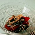 *neige*'s cooksnap of when they made モロヘイヤとトマトの和え物.