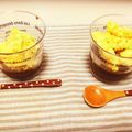 komugiko4's cooksnap of when they made ハロウィン風✿紫芋チーズ＆オレオムース✿.