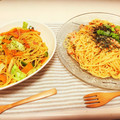 komugiko4's cooksnap of when they made マヨ醤油no和風パスタ.