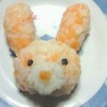 有希-yuki-'s cooksnap of when they made ☆　キャラ弁に　うさぎのふうせん　☆.