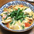 YUKIKI☆'s cooksnap of when they made トマトと大葉でサッパリ～塩親子丼～.