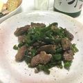 ienomisake's cooksnap of when they made 塩麹でふっくらレバーとピーマンの炒めもの.