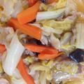 ムーヒツジ's cooksnap of when they made 豚こま肉と白菜、春雨の香味オイスター旨煮.