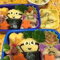 だぁLOVE♪'s cooksnap of when they made キャラ弁★ミニオンのおにぎり★のりたま味.
