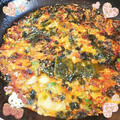 RIKOTORA's cooksnap of when they made わかめとキムチとツナのお焼き.