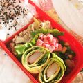 Ｍダンク's cooksnap of when they made 甘い卵☆ハムチーズレタスのくるくる卵焼き.