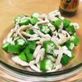 クックHEQME5☆'s cooksnap of when they made 美容と健康に！オクラ入り鶏皮ぽん酢.