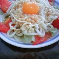 まゅまゅちゃん's cooksnap of when they made 【簡単】野菜たっぷりサラダうどん♡.