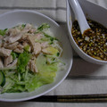 *mocomoco*'s cooksnap of when they made 茹できゃべつとささみのネギソースがけ.