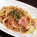 ぱわぱふ。's cooksnap of when they made 超簡単！バター香る醤油焼きうどん.