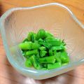 ngta05's cooksnap of when they made ＊超簡単!!つるむらさき辛子和え＊.