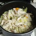 かなちゃんだわよ。's cooksnap of when they made 簡単☆鶏胸肉とキャベツの重ね蒸し.