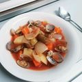 ぴーころころ's cooksnap of when they made cafe風。アサリのトマトスープ♪.