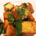 ペコちゃん♬'s cooksnap of when they made ピーマンと厚揚げの照り焼き.