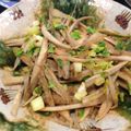 miwayon's cooksnap of when they made ごぼうとセロリの葉のきんぴら.