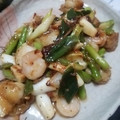 月兎☆'s cooksnap of when they made えびとホタテの海鮮炒め.