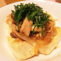 kazukichi♡'s cooksnap of when they made 簡単豆腐ステーキ！きのこソテーを添えて♡.