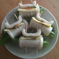 なつみの☆'s cooksnap of when they made ちくわ巻き巻き～.