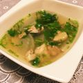 まっきー♪３７'s cooksnap of when they made 大根と鶏肉の香菜(パクチー)スープ.