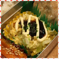 nakamucchi's cooksnap of when they made ✽なんちゃってお好み焼♬お弁当に✽.