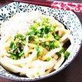 ママんま's cooksnap of when they made 釜揚げしらすのGOMAサラダうどん.