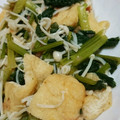 ゆいったろ's cooksnap of when they made 今ある物で☆小松菜とエノキと油揚げの梅煮.